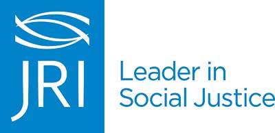Justice Resource Institute logo with the text: JRI Leader in Social Justice