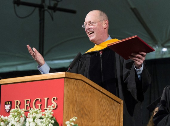 Paul Farmer at Regis College