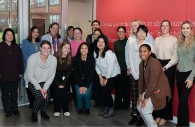 Novartis fellows at Regis College luncheon