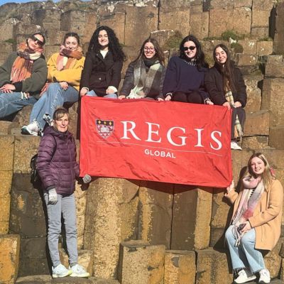 Health Sciences Students Trip to Norther Ireland at Giant's Causeway