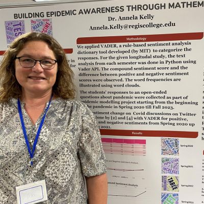Annela Kelly, associate professor of mathematics, presented at Statistics in the Age of AI Conference