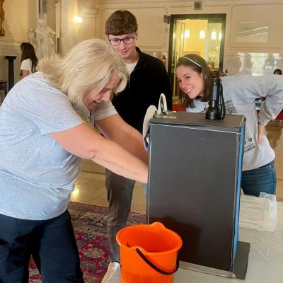 ABSN hand hygiene community nursing fair