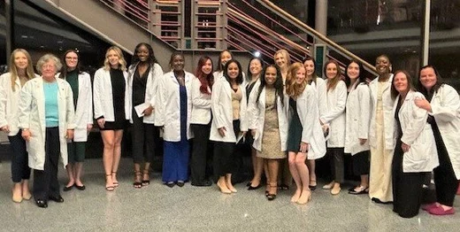 Nurse Practitioner graduate students at White Coat Ceremony