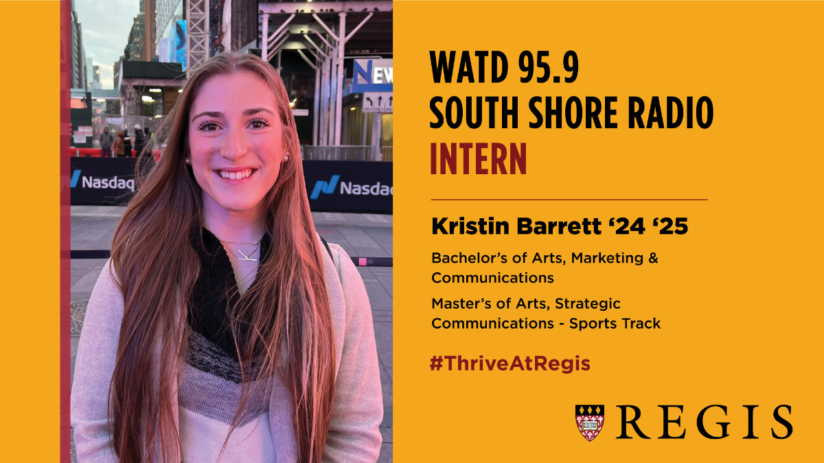 WATD 95.9 South Shore Radio Intern Kristin Barrett '24 '25