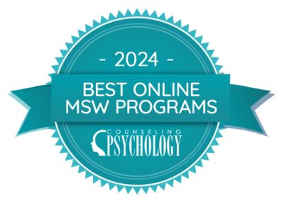 Best Online MSW Programs Badge